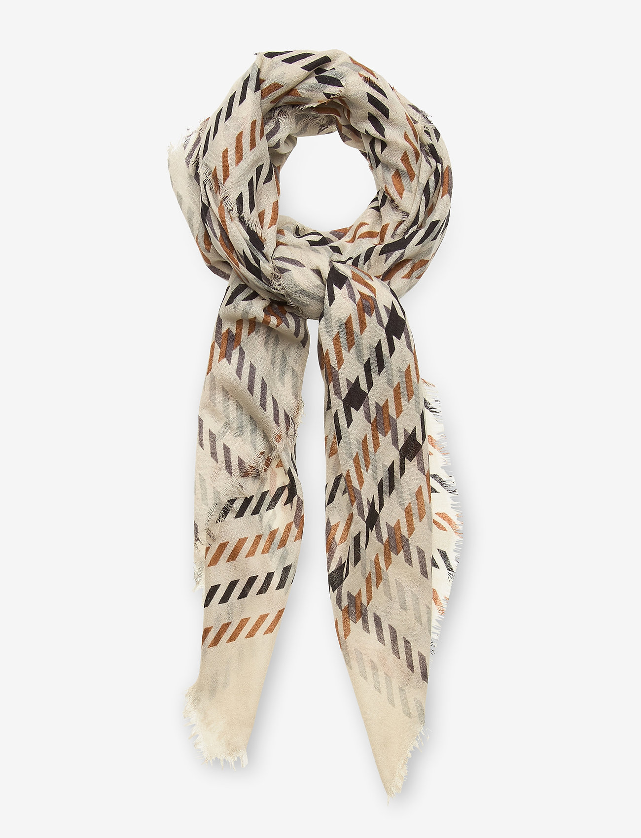 DAY ET - Day Deluxe Pepita Check Scarf - cement - 0