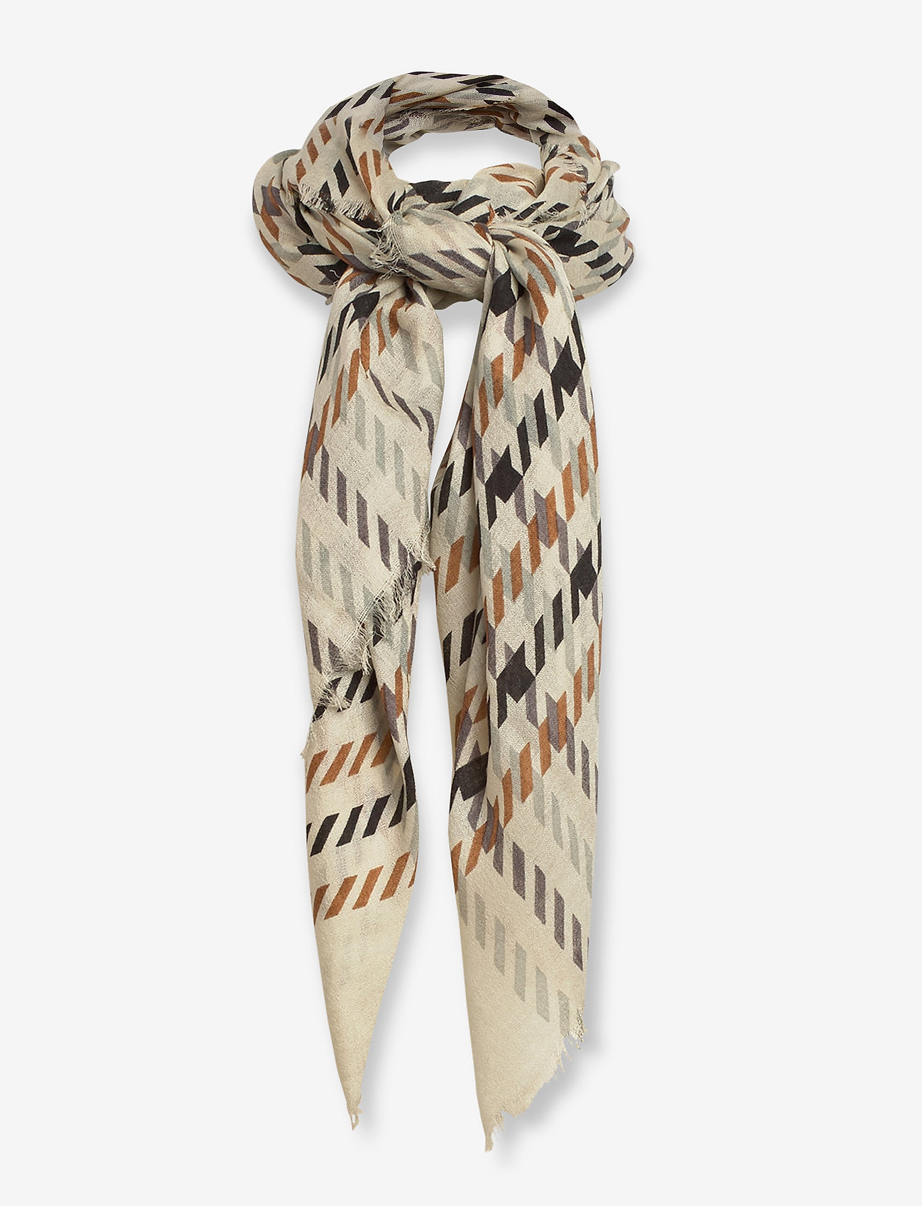 DAY ET - Day Deluxe Pepita Check Scarf - cement - 1
