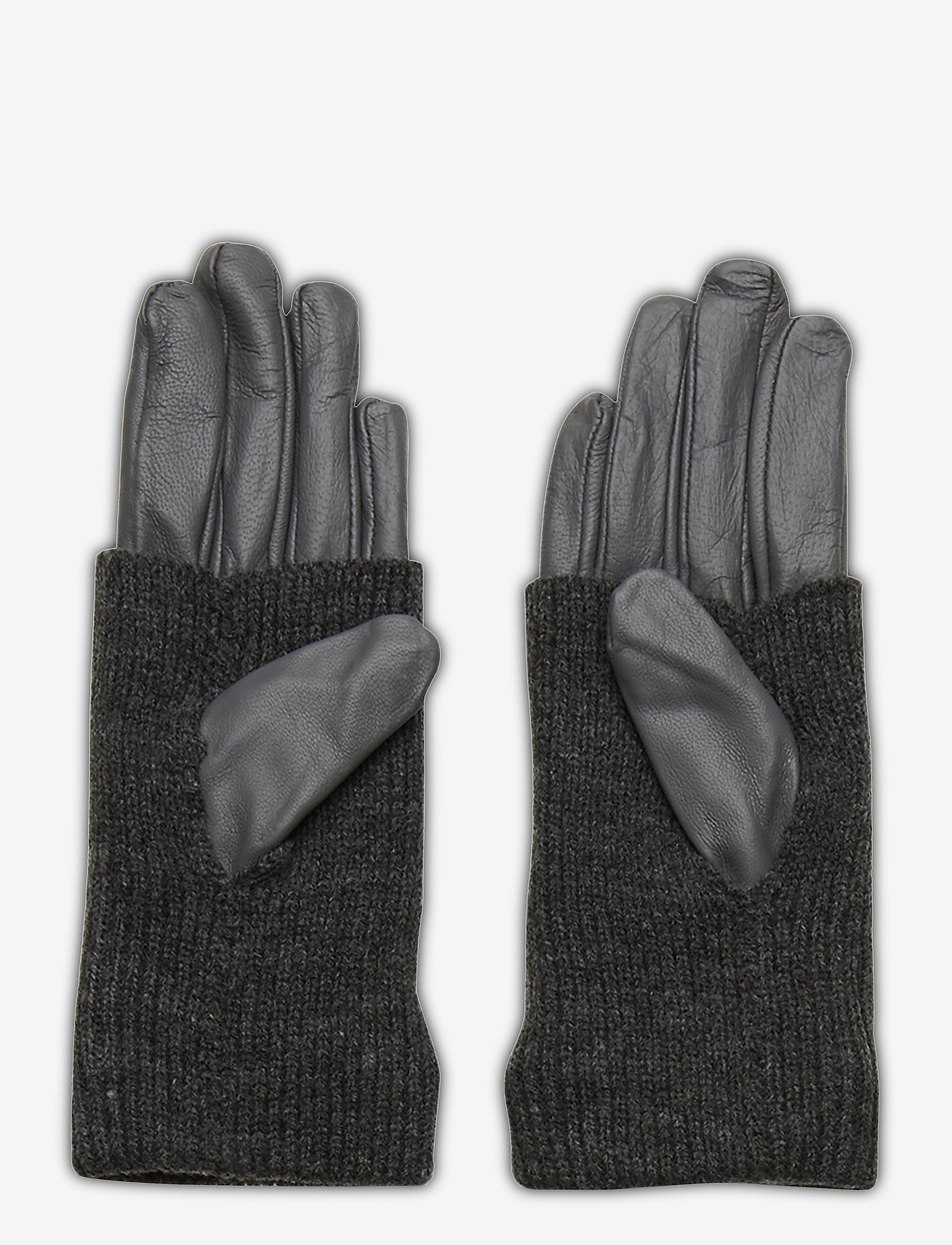 DAY ET - Day Glove Leather w Knit - forged iron grey - 1