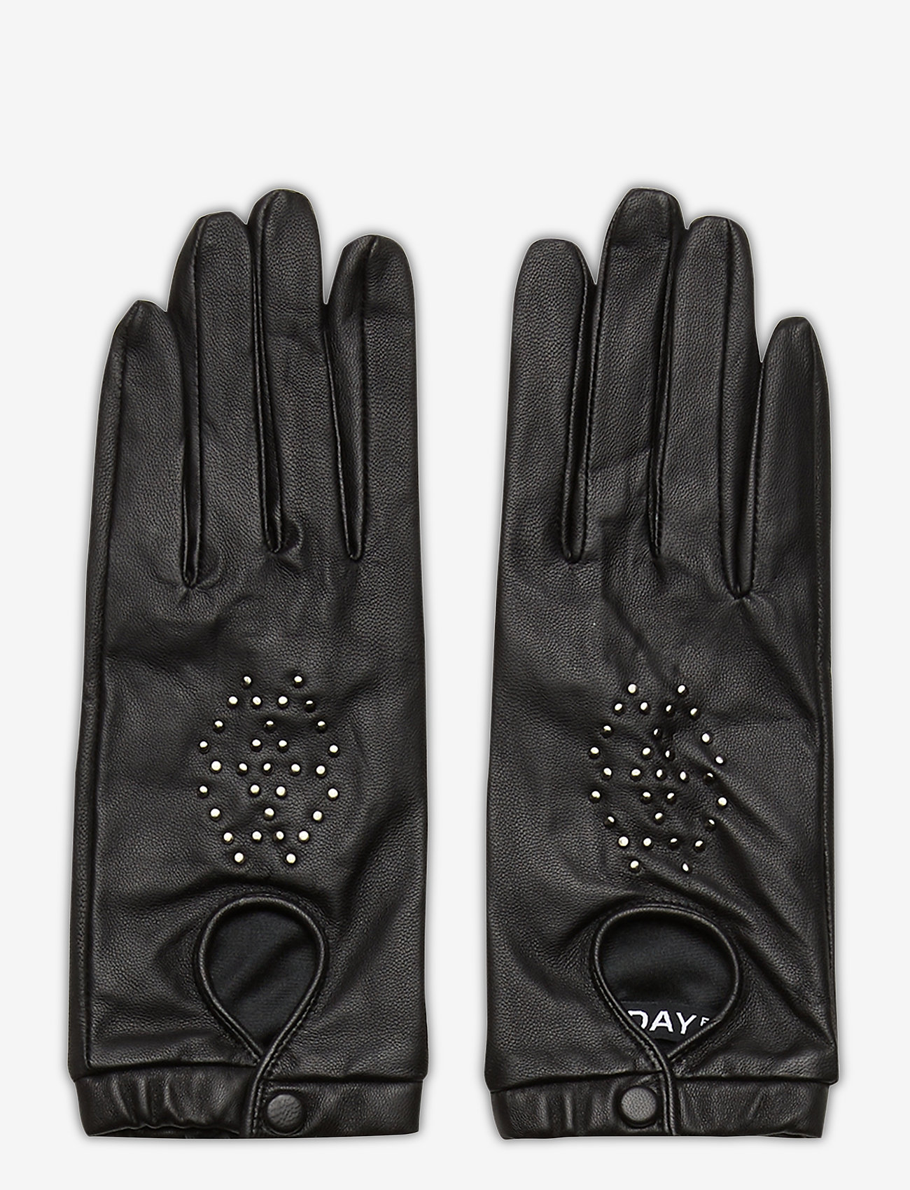 DAY ET - Day Glove Leather w Rivets - black - 0