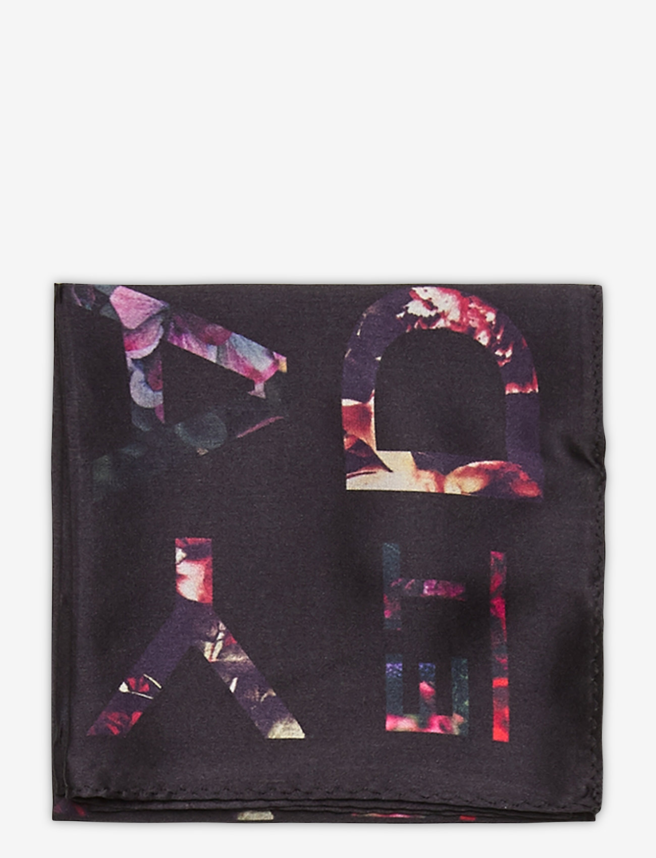 DAY ET - Day Silk Mini Flower Logo Scarf - black - 1