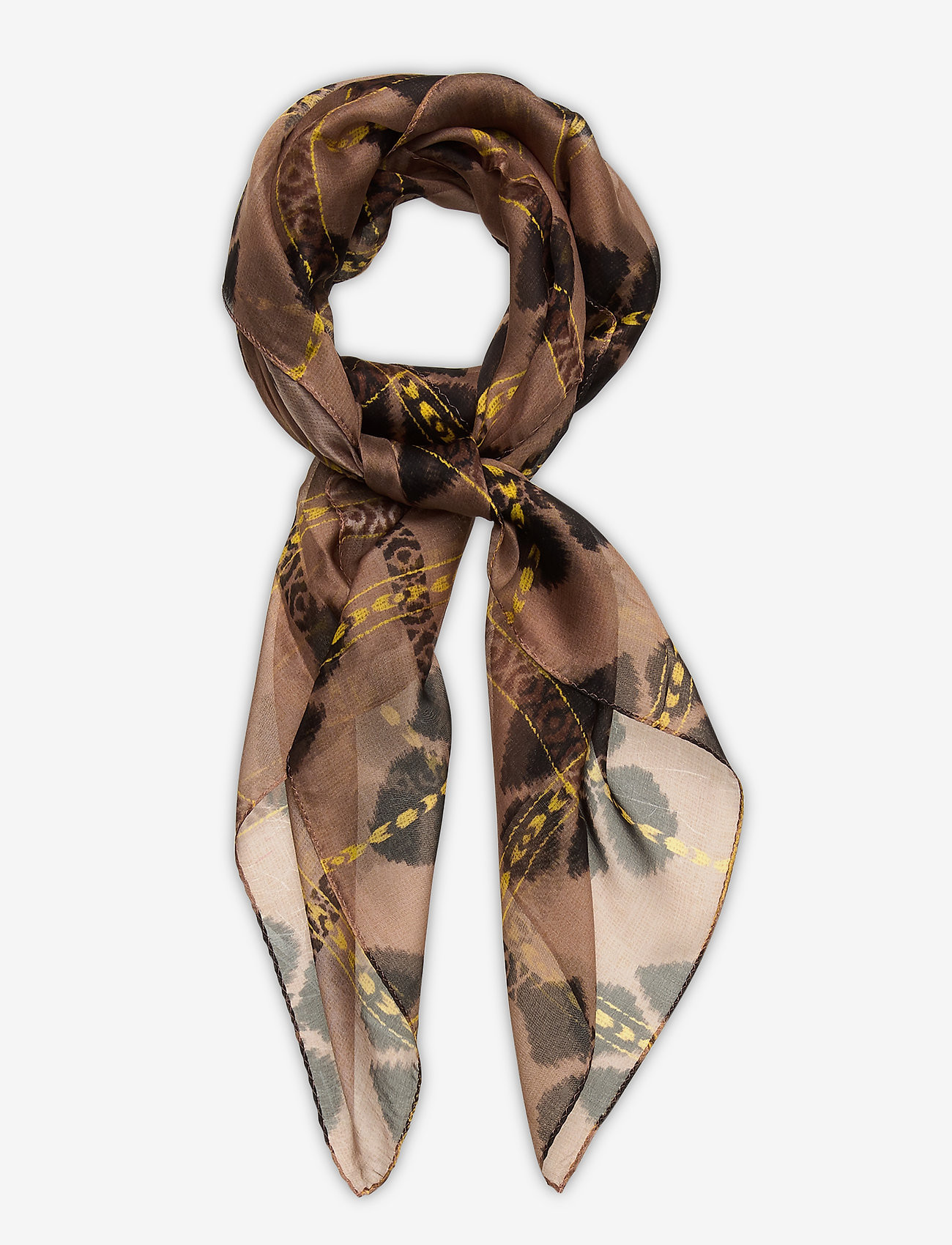 DAY ET - Day Silk Big Clover Scarf - starfish beige - 0