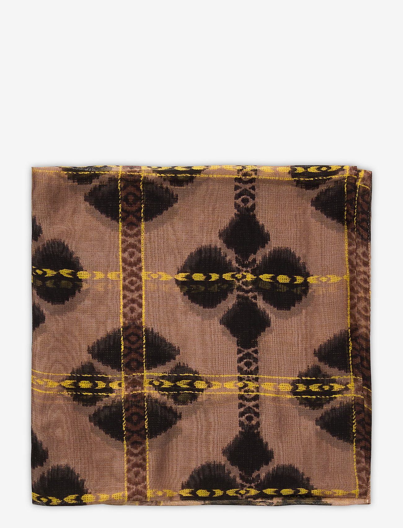 DAY ET - Day Silk Big Clover Scarf - starfish beige - 1