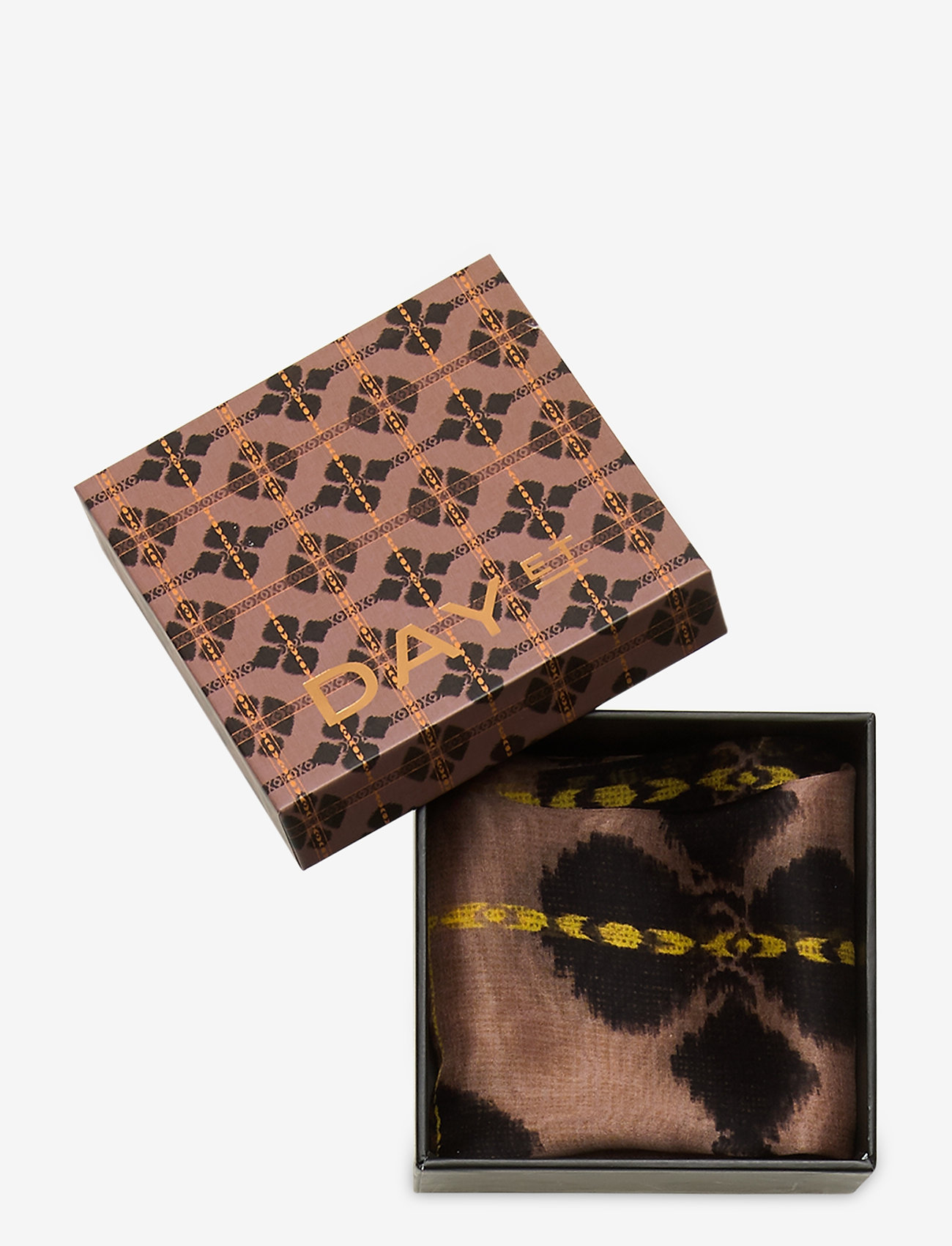 DAY ET - Day Silk Big Clover Scarf - starfish beige - 2