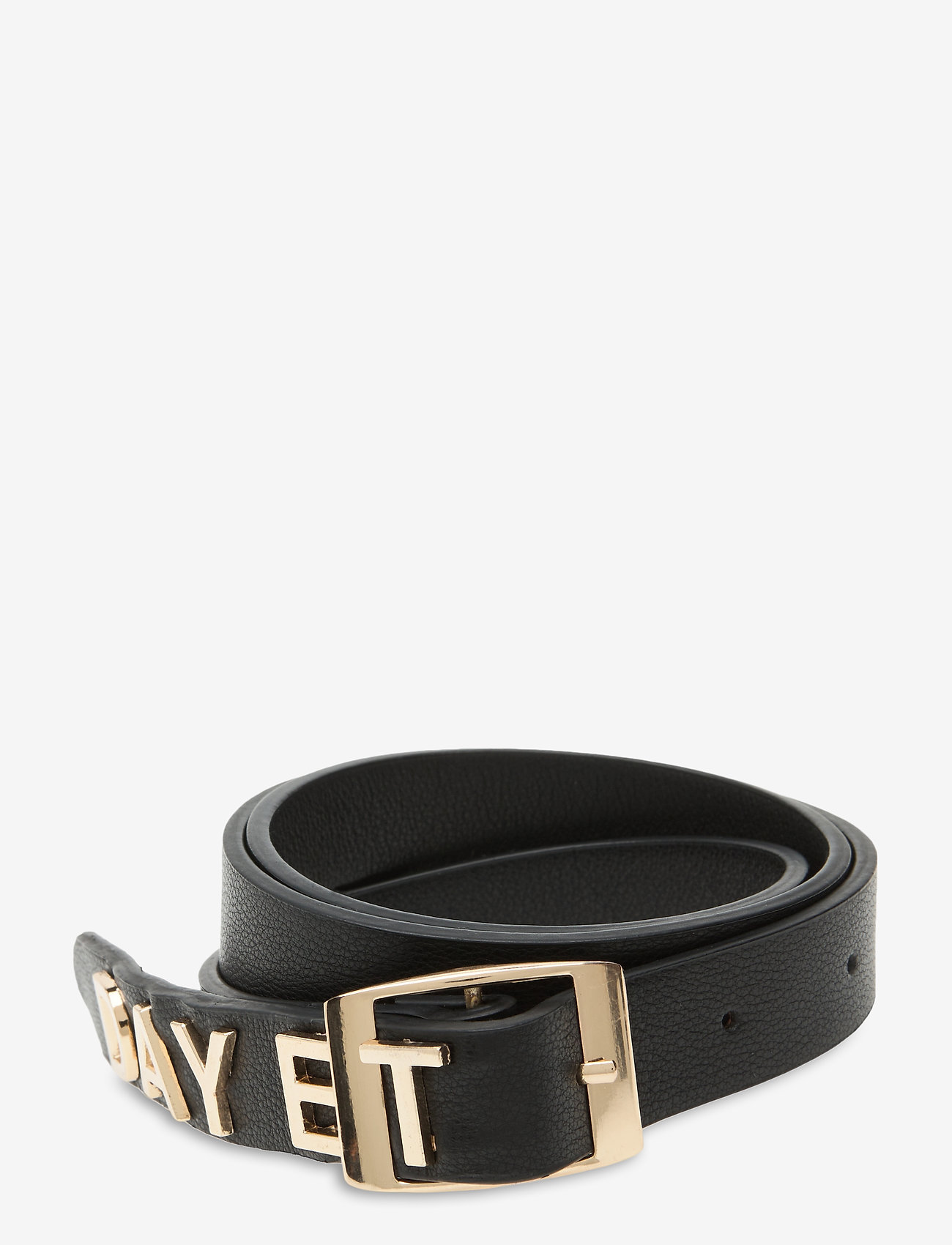 DAY ET - Day Golden Logo Leather Belt - black - 0