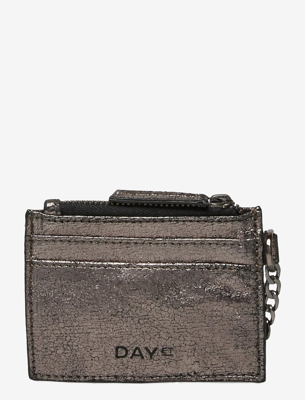 DAY ET - Day Lumine Leather Cardholder - gunmetal - 1