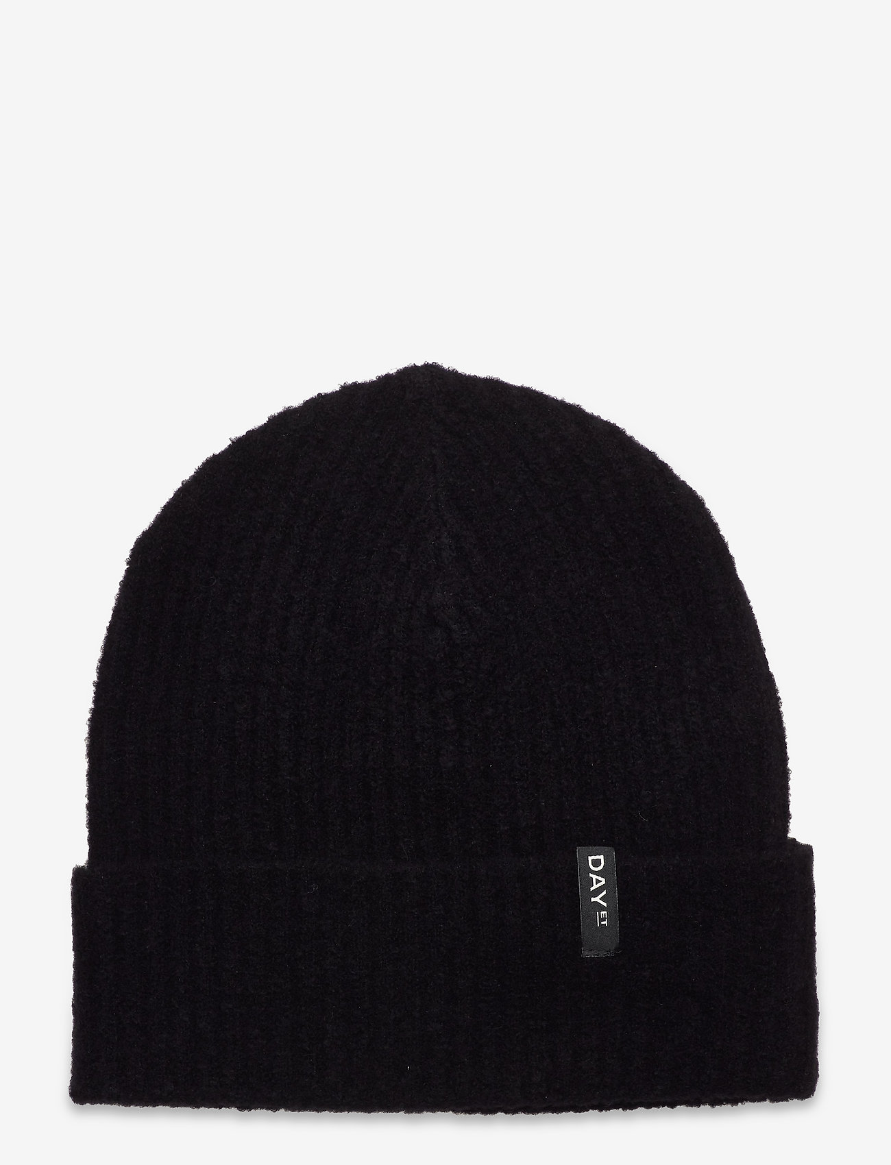 Day Rib Knit Hat - BLACK