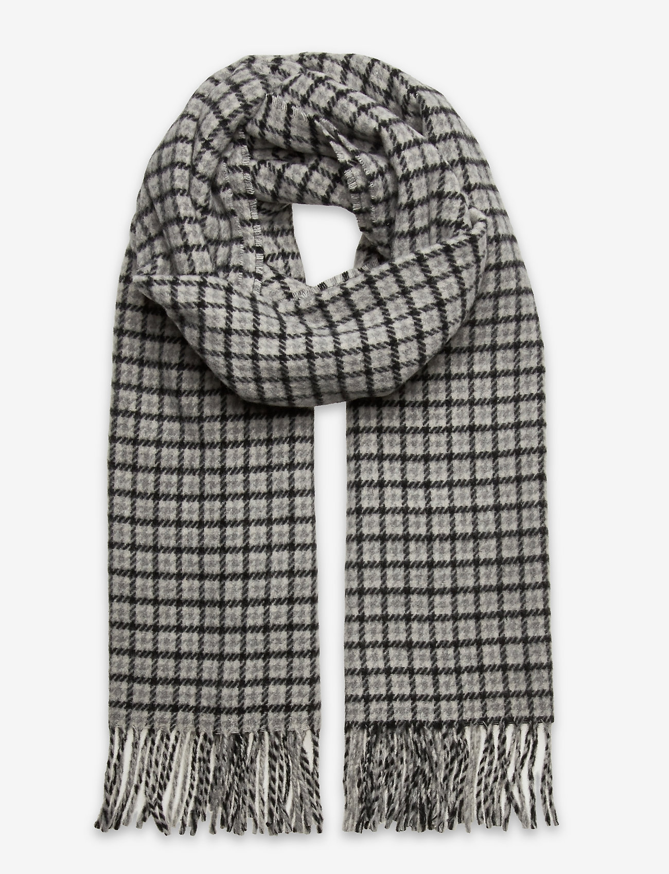 DAY ET - Day Delicate Check Scarf - light grey mel - 0