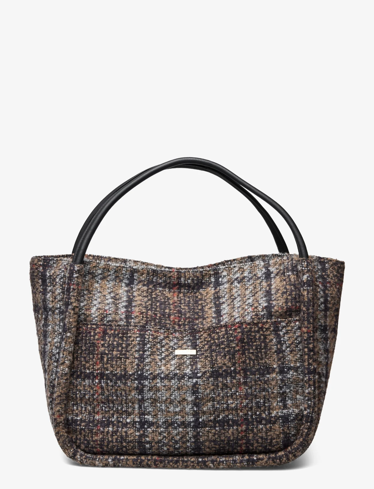 DAY ET - Day Woolen Check Small Shopper - henkeltaschen - multi colour - 0