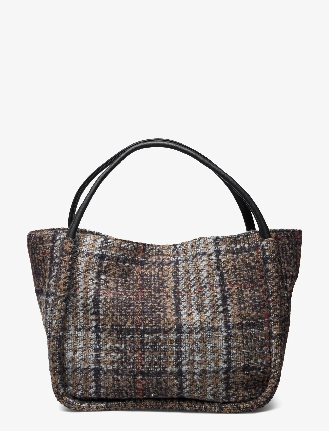 DAY ET - Day Woolen Check Small Shopper - handbags - multi colour - 1