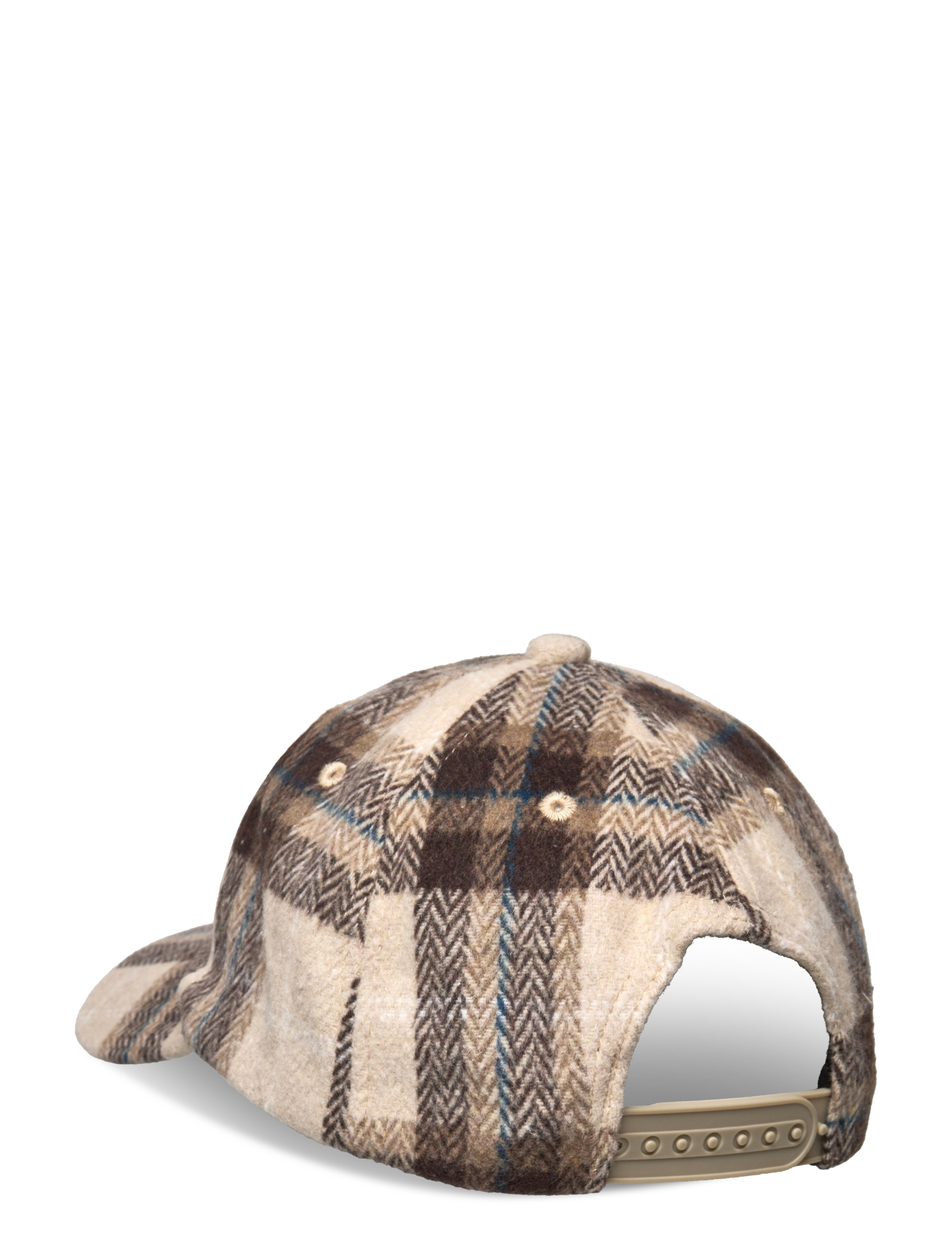 DAY ET - Day Woolen Check Cap - seal brown - 1