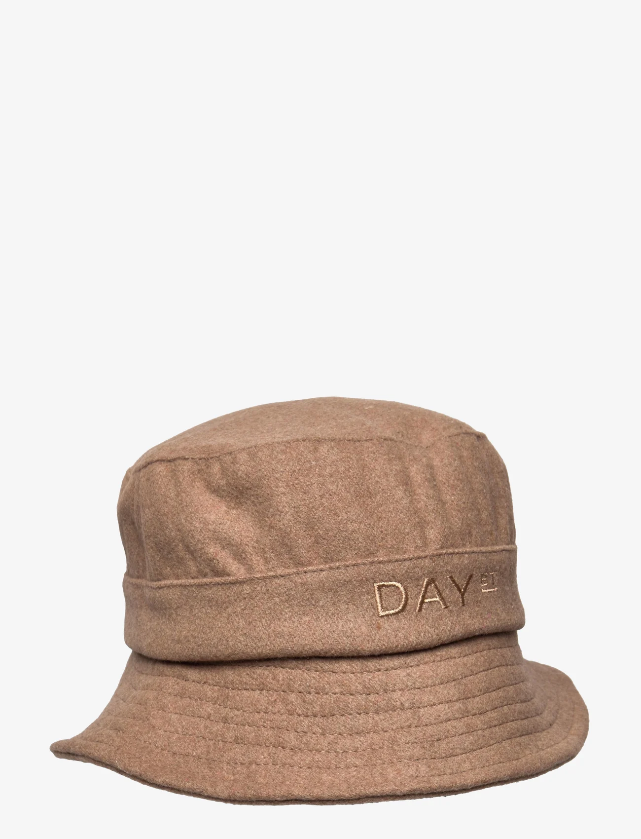 DAY ET - Day Woolen Bucket hat - Äärisega mütsid - taupe melange - 0