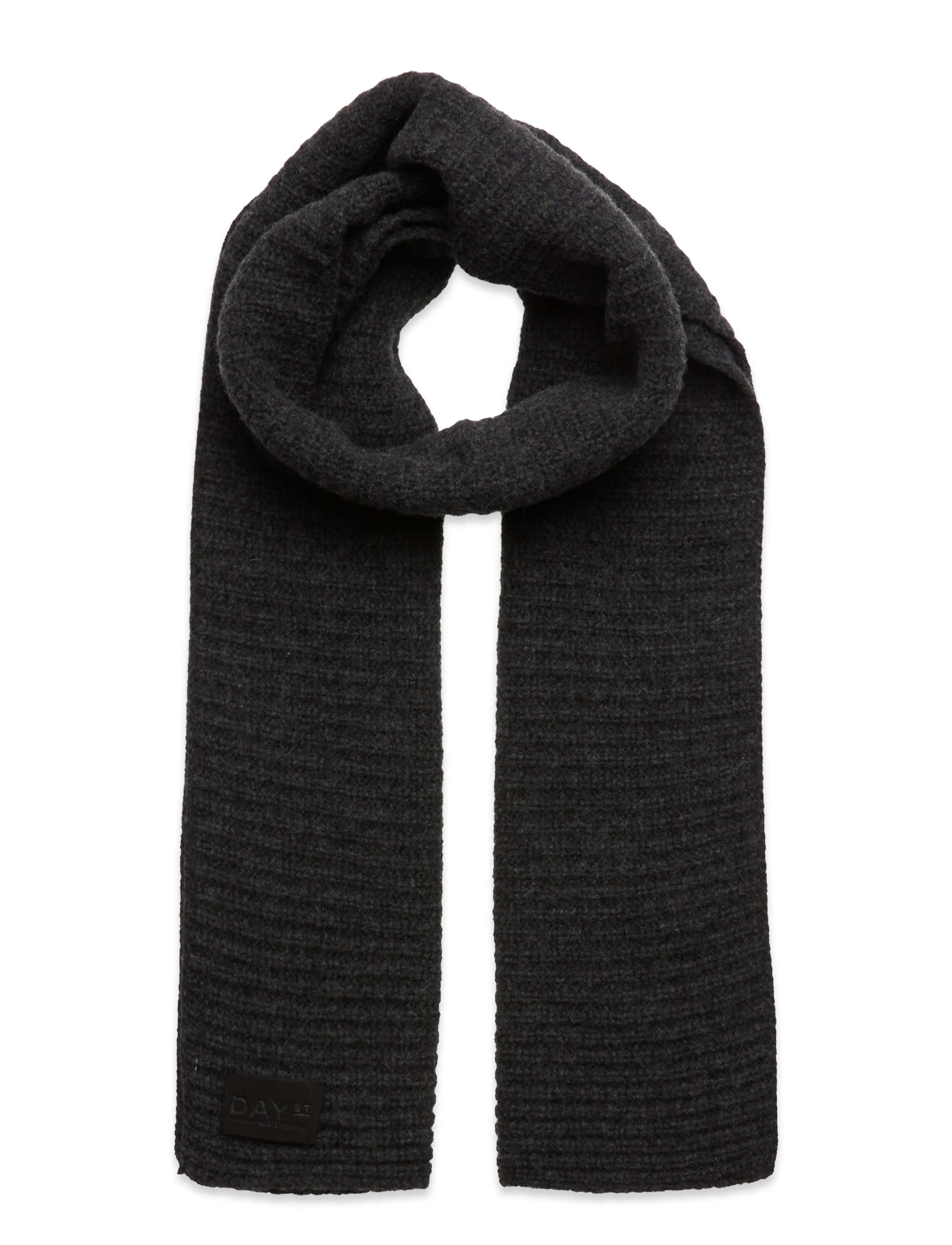 DAY ET - Day Pure Knit Scarf - dark grey mel - 0
