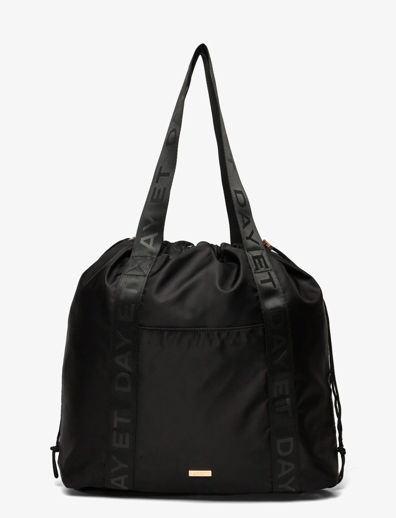 DAY ET - Day RE-Logo Band Crease Bag M - pirkinių krepšiai - black - 0