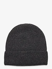 DAY ET - Day Logo Patch Knit Hat - adītas cepures - dark grey mel - 1