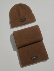 DAY ET - Day Logo Patch Knit Hat - adītas cepures - fondue fudge - 1