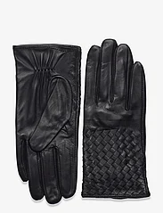 DAY ET - Day Leather Braid Glove - fødselsdagsgaver - black - 0