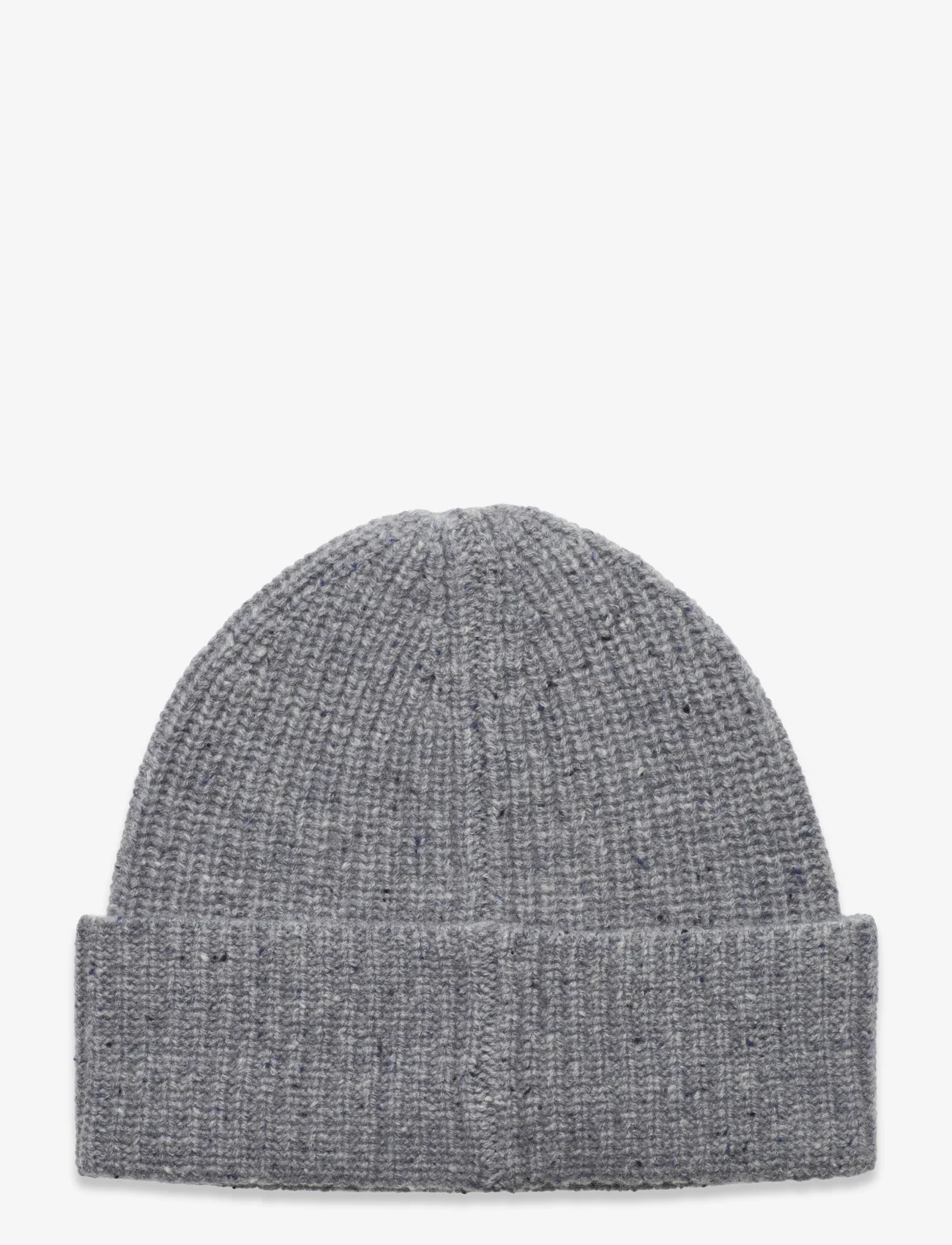 DAY ET - Day Pure Melange Knit Hat - kapelusze - light grey mel - 1