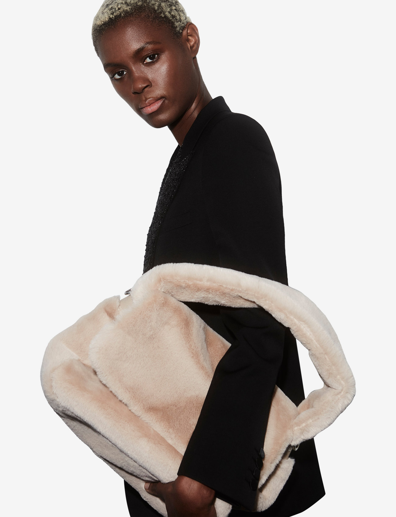 DAY ET - Day Fluffy Fur Handy Big - rose tint - 2