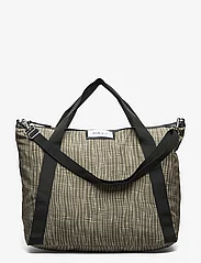 DAY ET - Day Gweneth RE-P Liney Cross - tote bags - dark olive - 0
