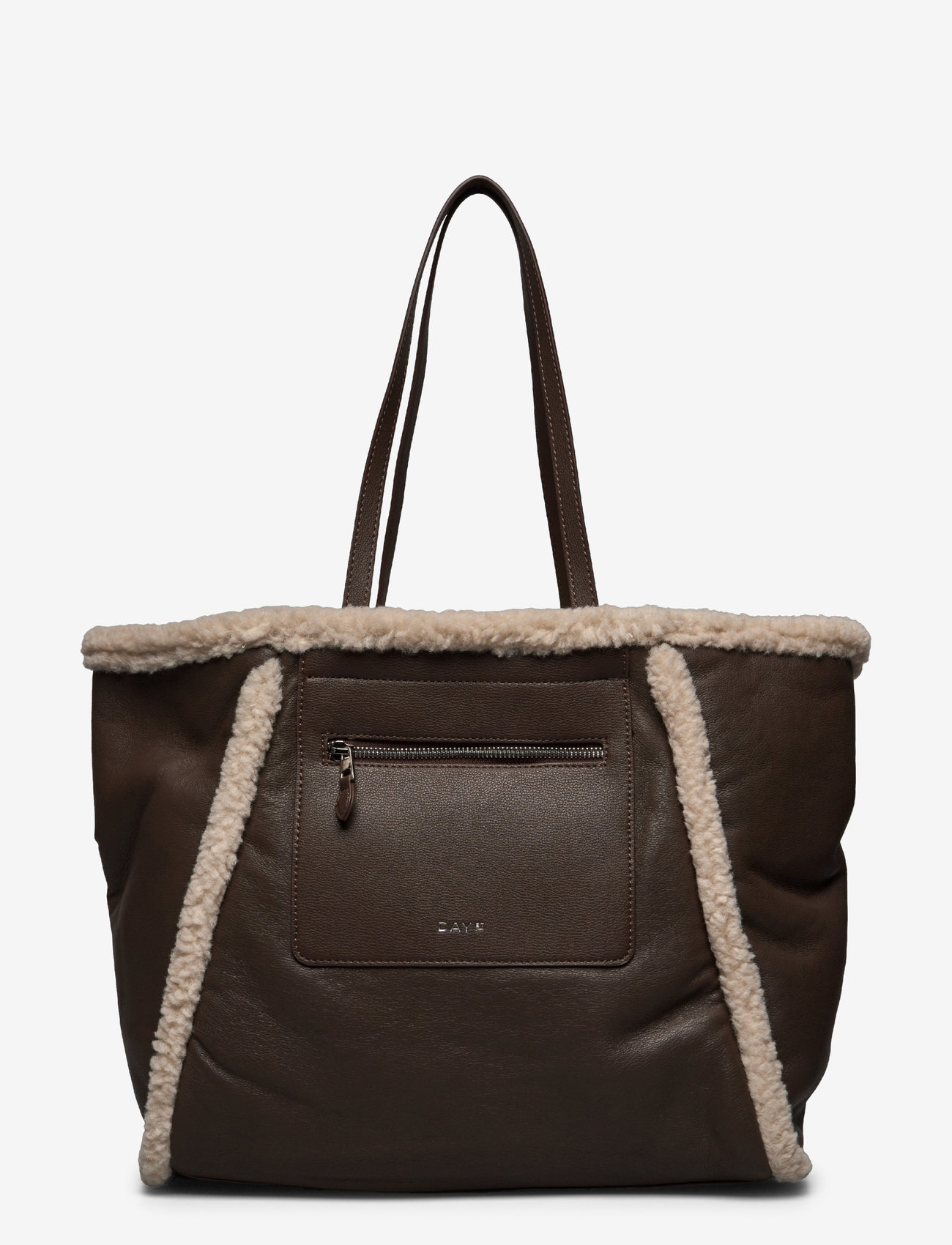 DAY ET - Day Faux Shearling Tote - major brown - 0