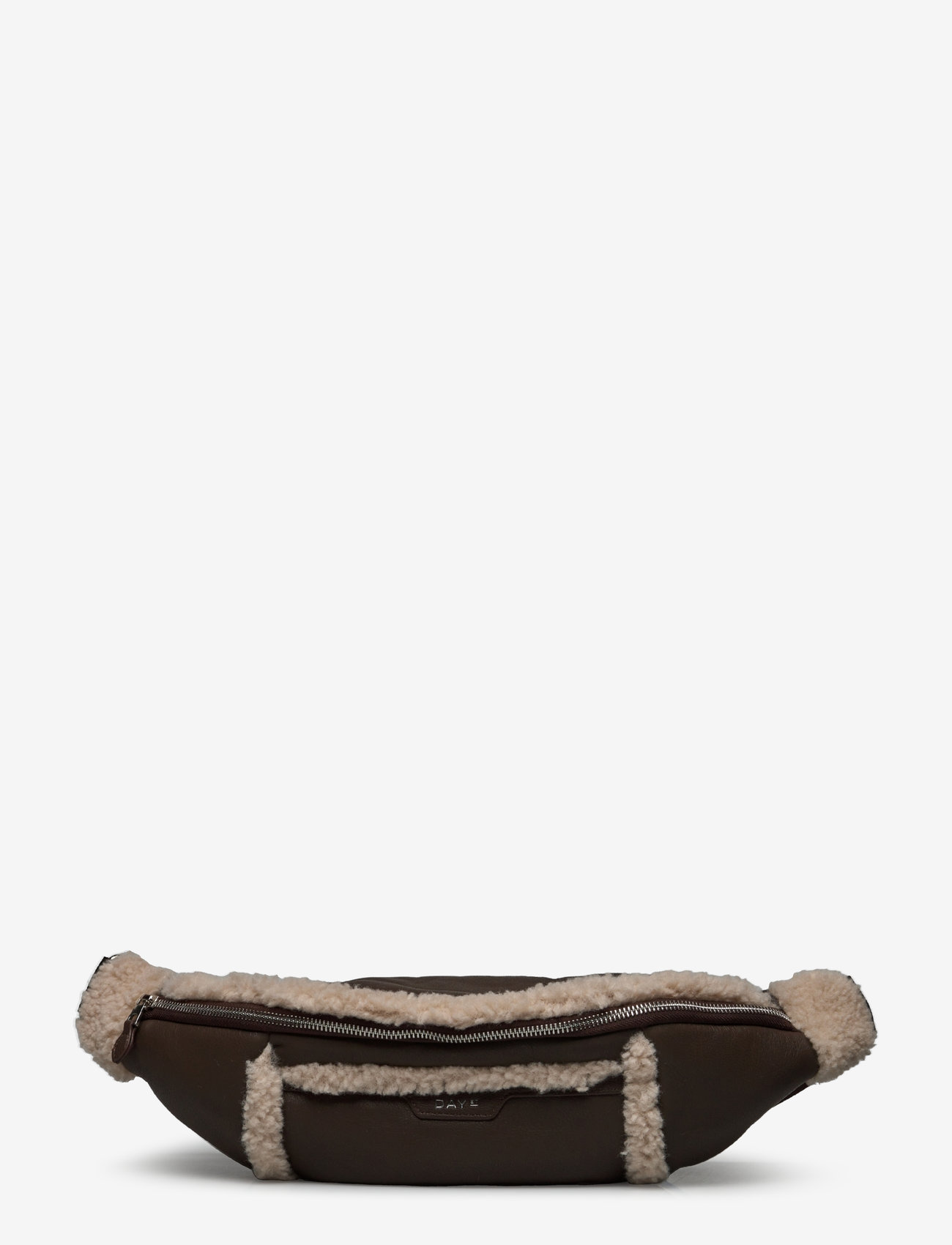 DAY ET - Day Faux Shearling Bum L - bum bags - major brown - 0