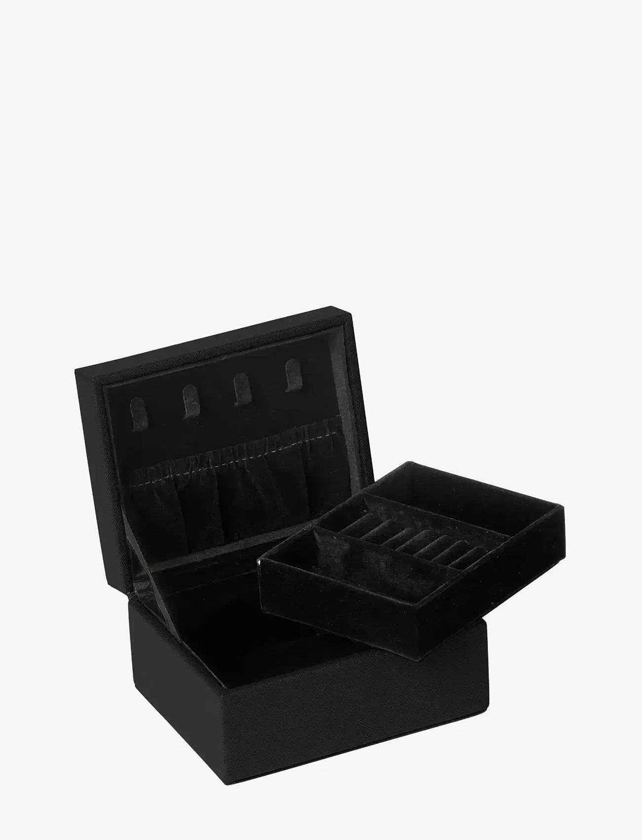 DAY ET - Day Saffiano Jewelry Box Small - smyckeskrin - black - 1