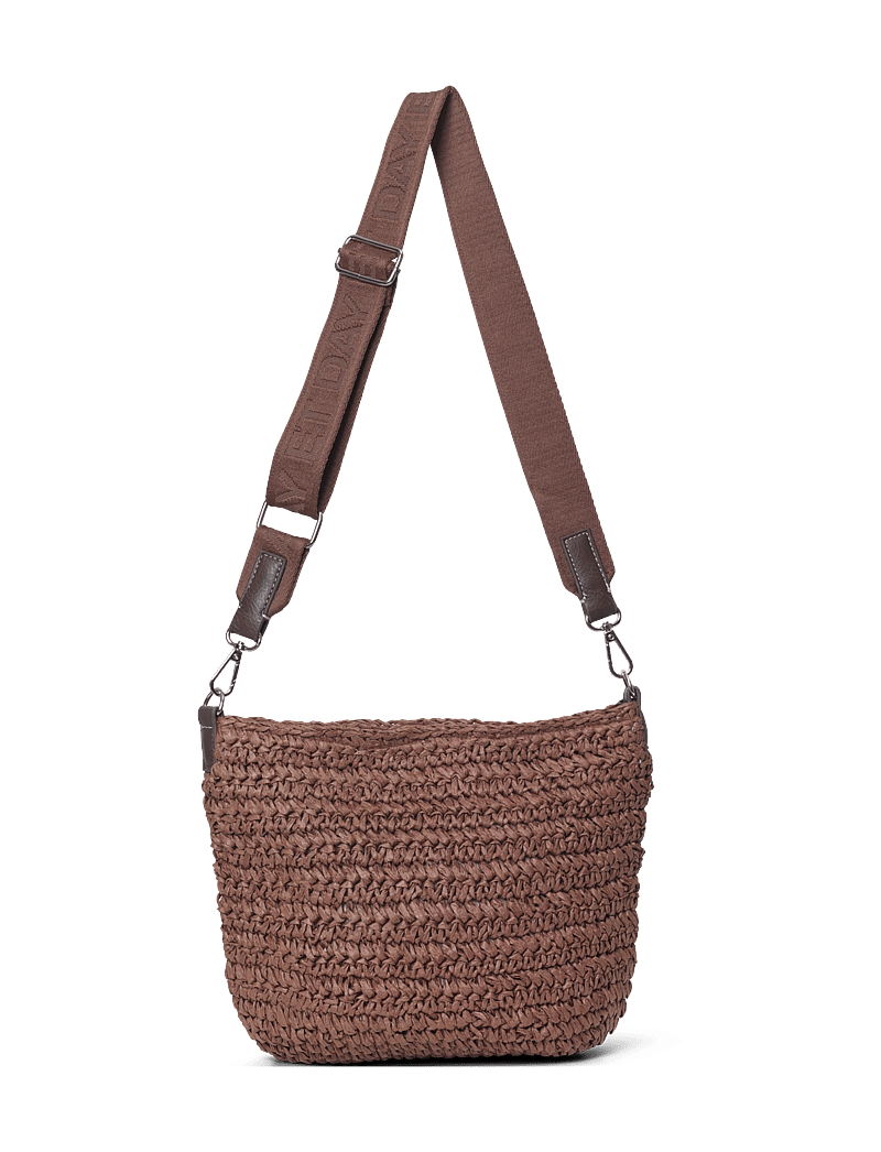 DAY ET - Day LB Straw Crossbody - chestnut - 1