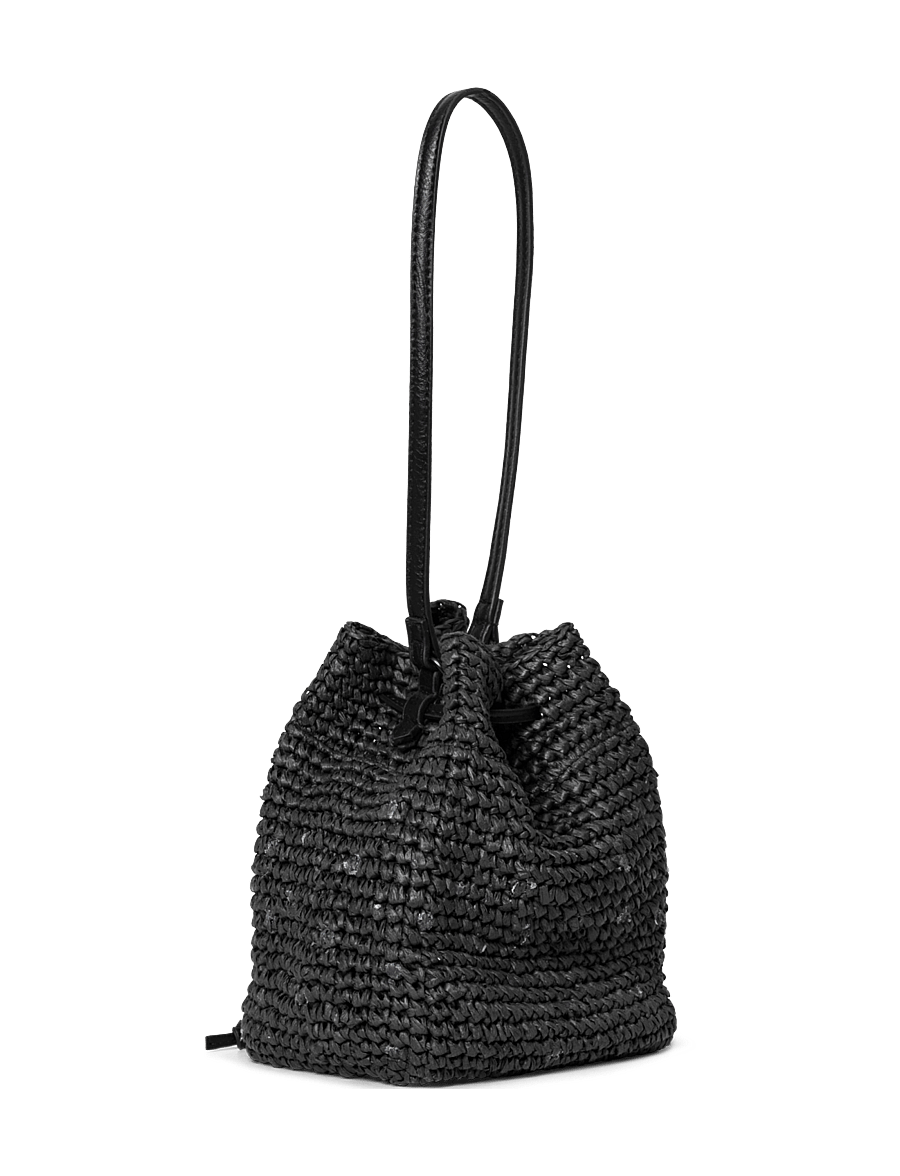 DAY ET - Day Straw Bucket - beuteltaschen - black - 2