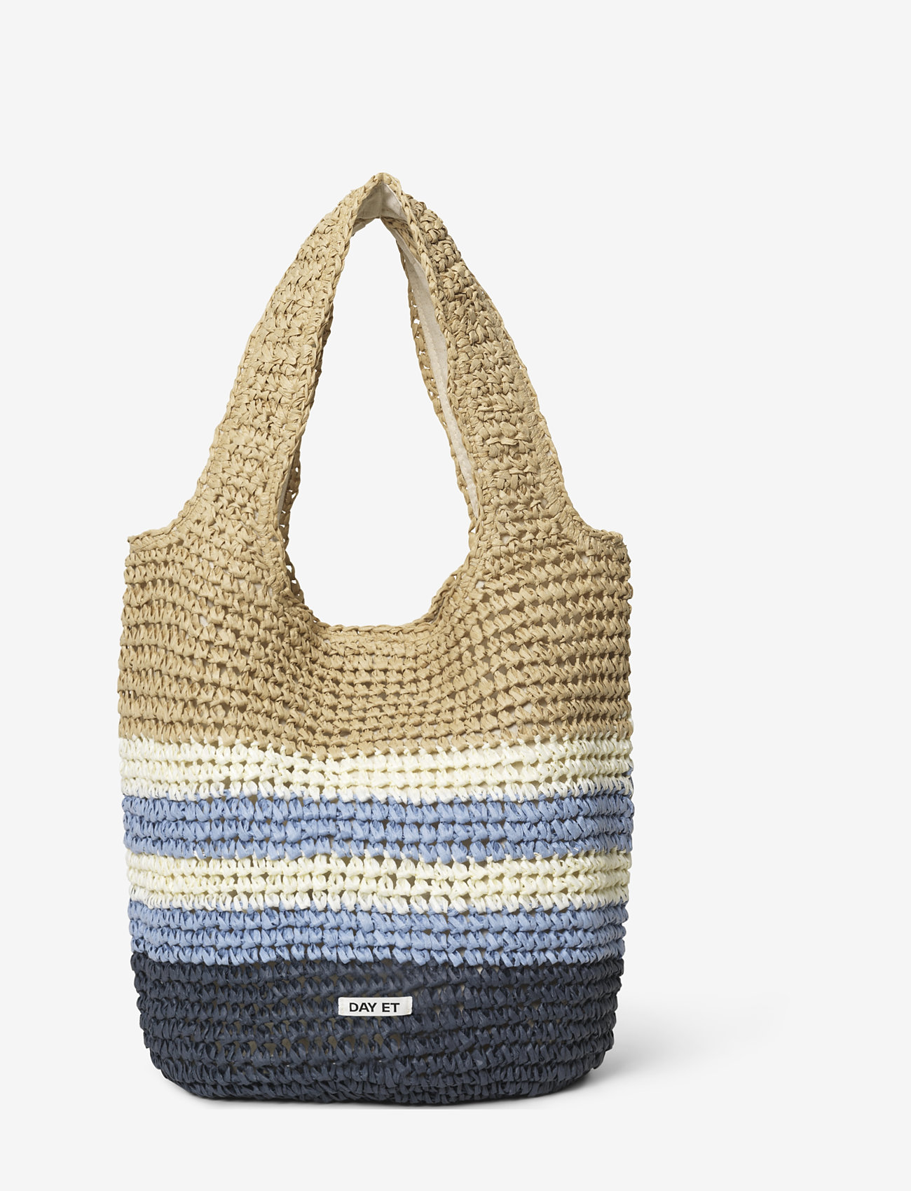 DAY ET - Day Crochet Stripe Shoulder - coriander beige - 1