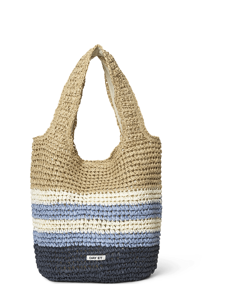 DAY ET - Day Crochet Stripe Shoulder - coriander beige - 1