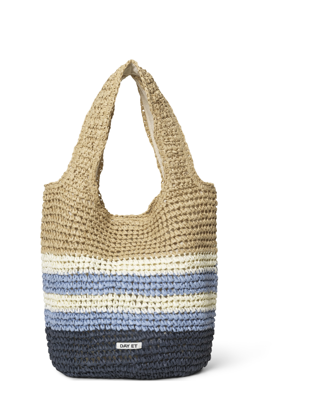 DAY ET - Day Crochet Stripe Shoulder - coriander beige - 1