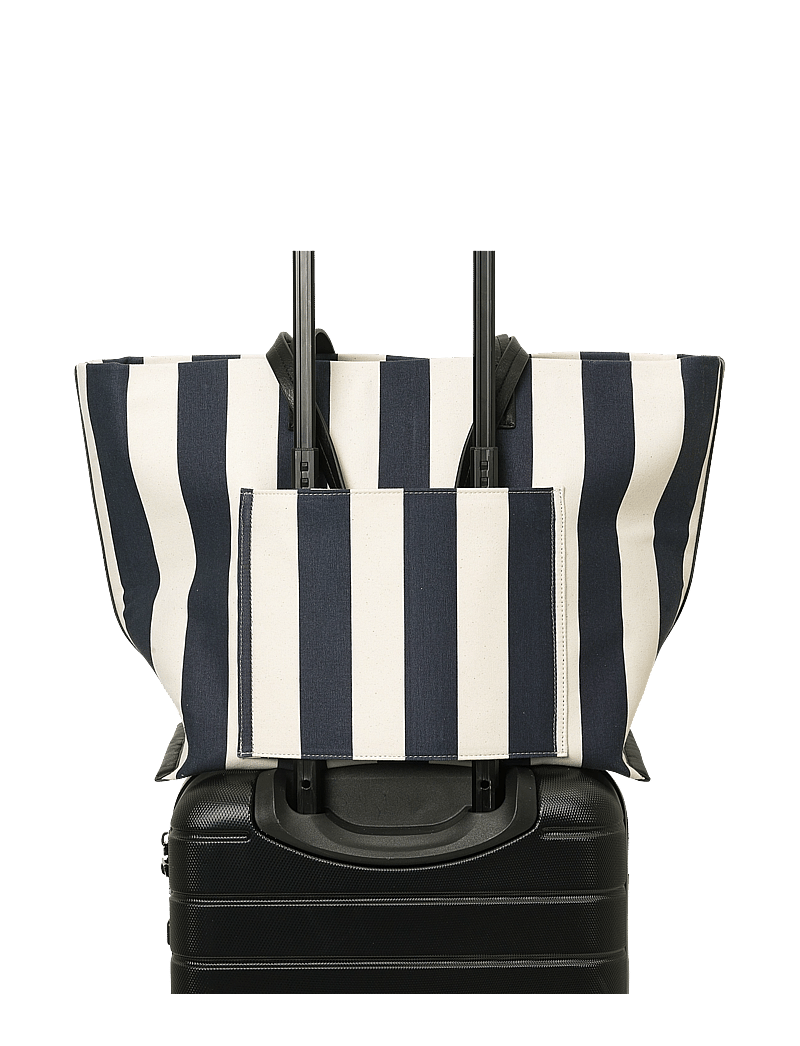 DAY ET - Day Travel Stripe Bag - shoppers - navy blazer - 1