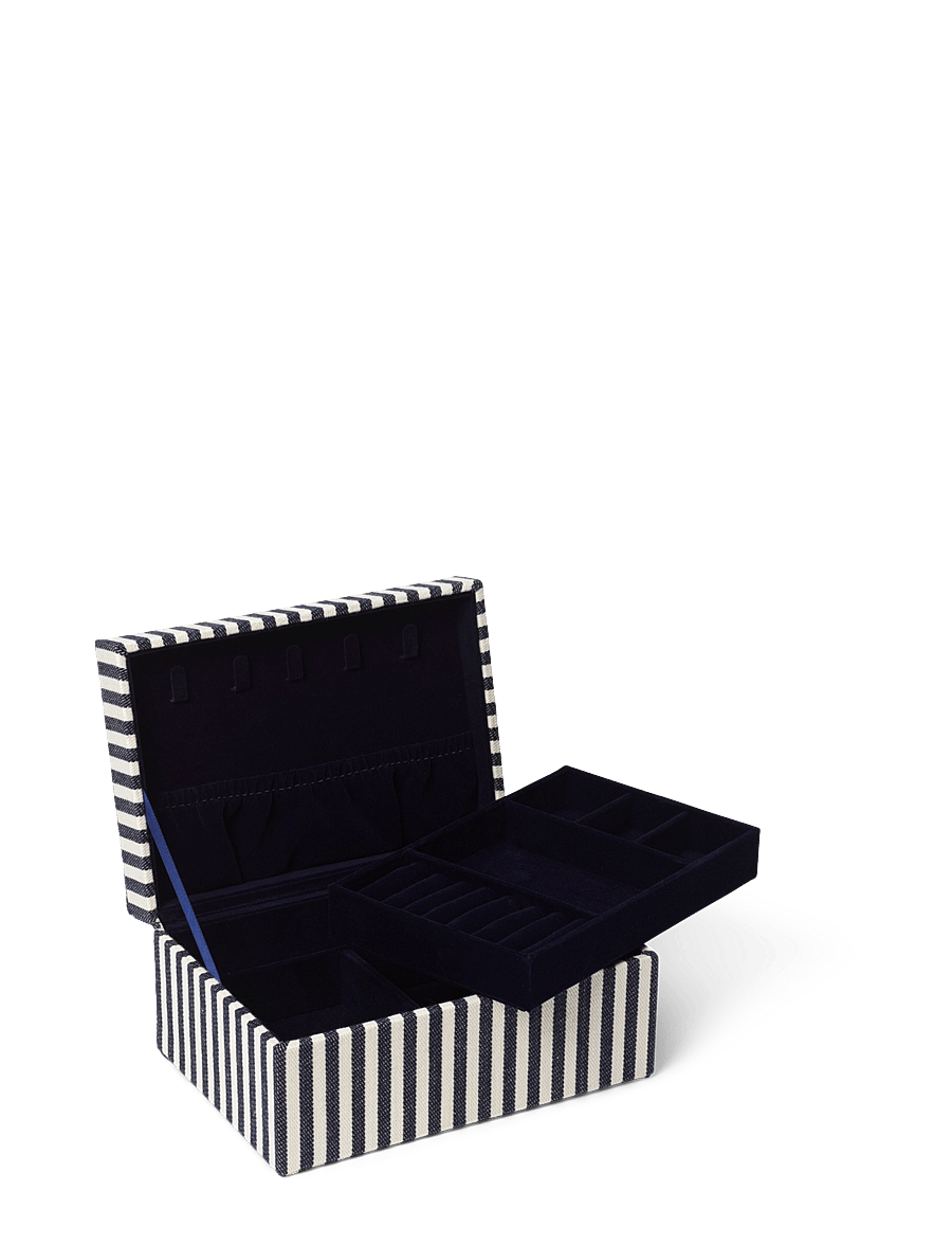 DAY ET - Day Stripes Jewelry Box Medium - navy blazer - 1