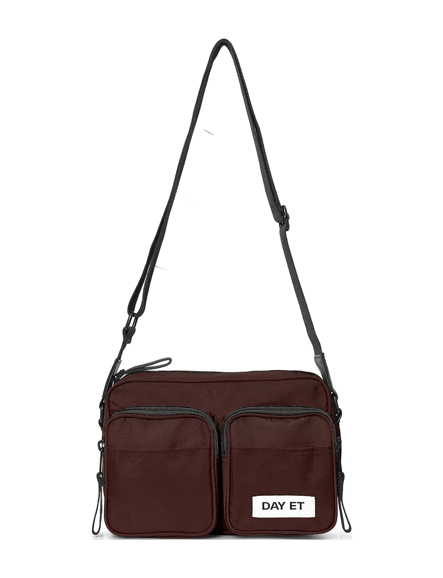 DAY ET - Day Gweneth RE-S SB D - crossbody bags - chocolate plum - 0