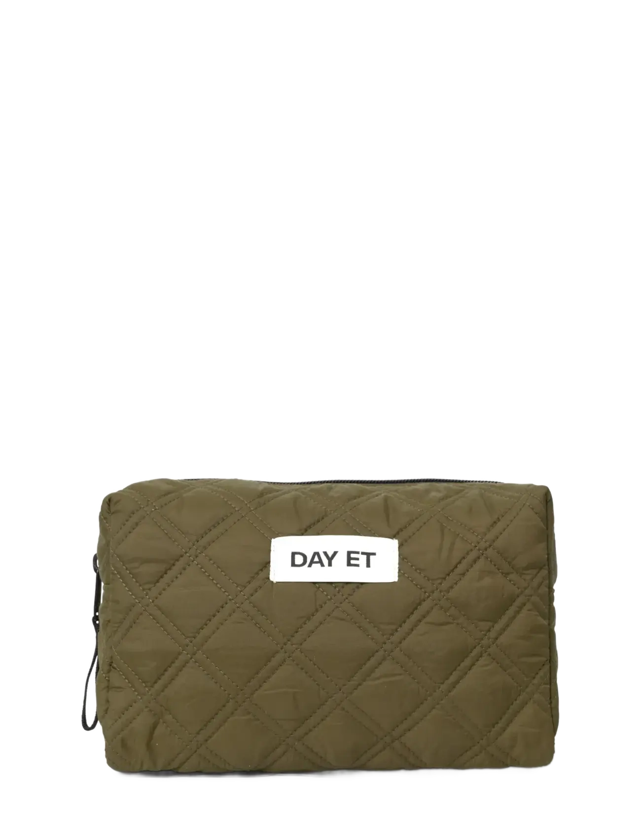 DAY ET Day Re-Q Fenced Washbag S, Kvinder, Quiltet Toilettaske, Kakigrøn, Str: ONE SIZE