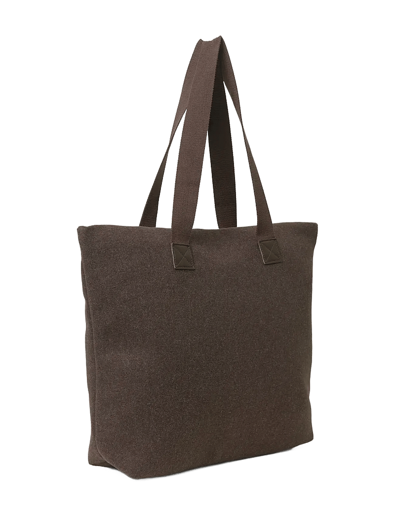 DAY ET - Day Woolen Bag - shoppers - chocolate melange - 1