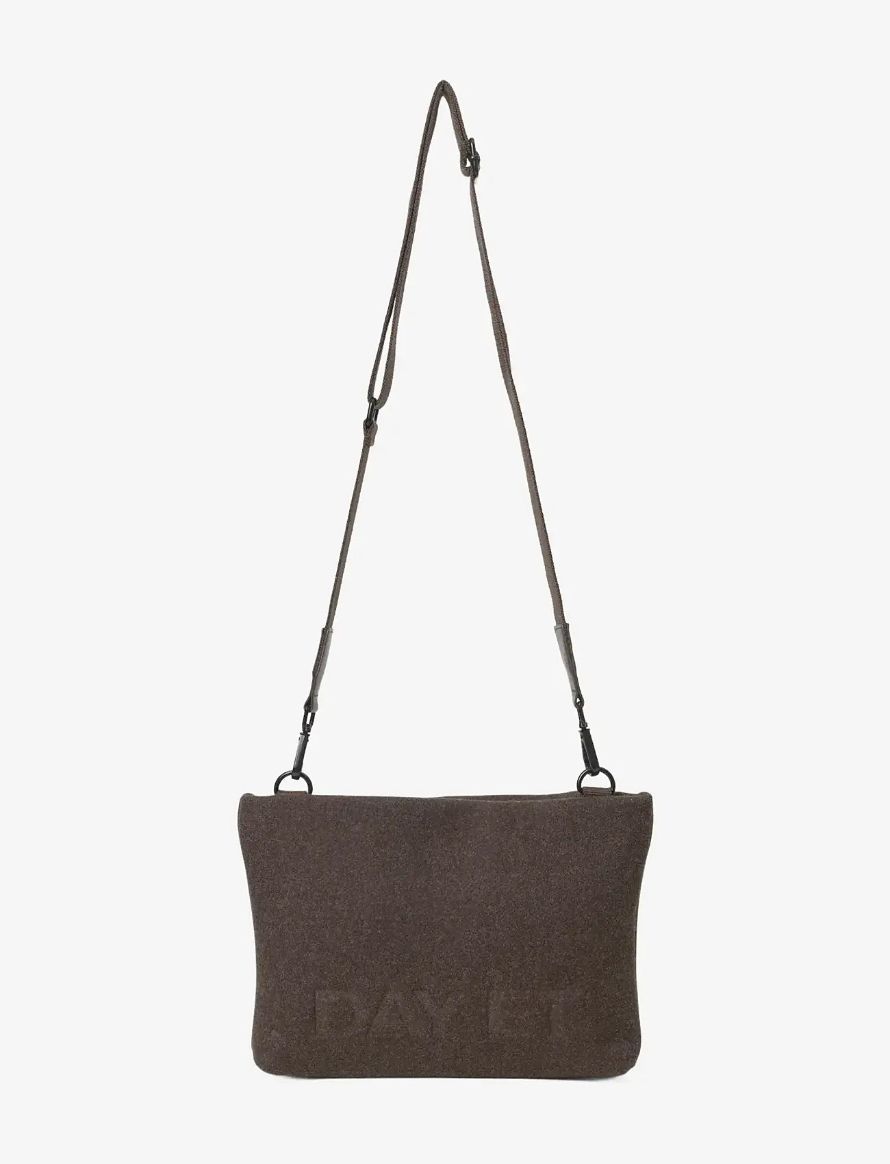 DAY ET - Day Woolen CB Pouchy - accessories - chocolate melange - 0