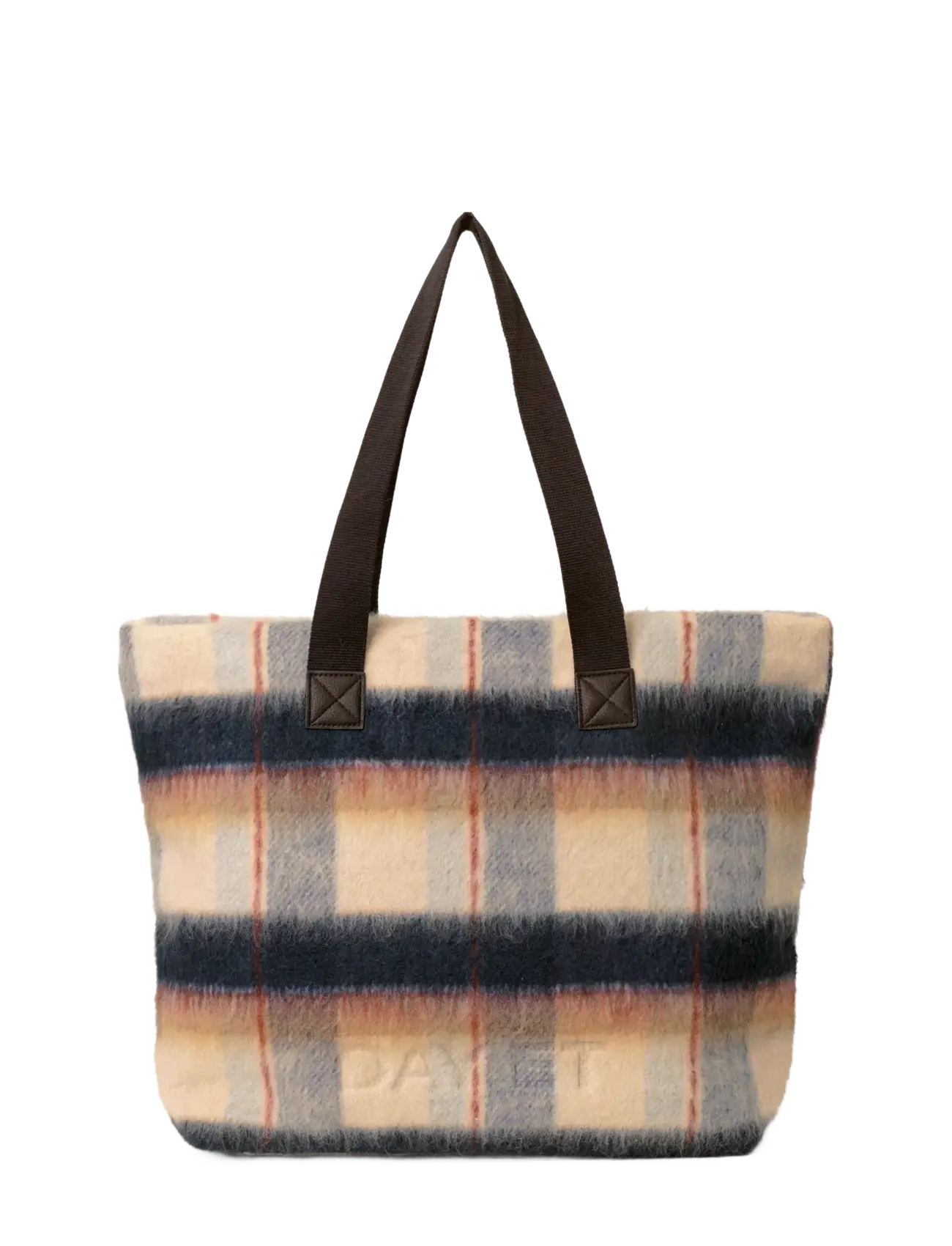 DAY ET Day Woolen Check Tasche Navy - One Size - Damen