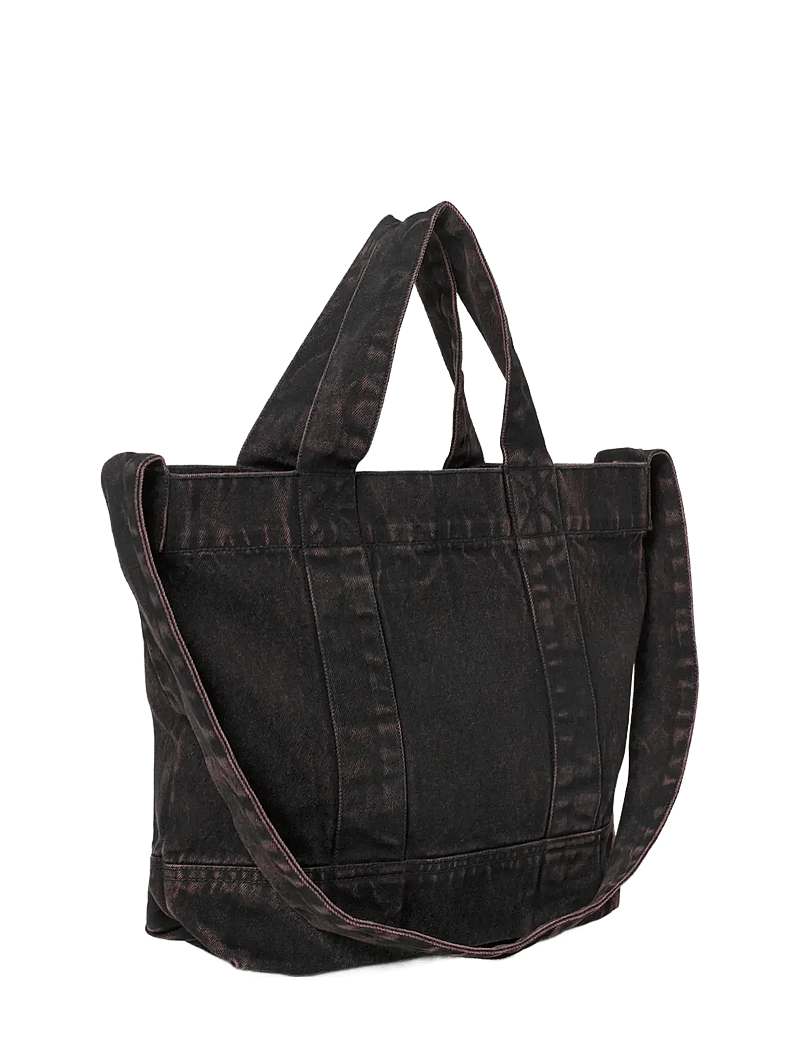 DAY ET - Day Washed Denim Crossbody - skuldertasker - chocolate plum - 1
