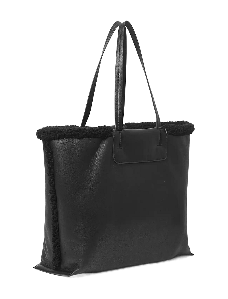 DAY ET - Day Faux Shearling Bag - shoppers - black - 1