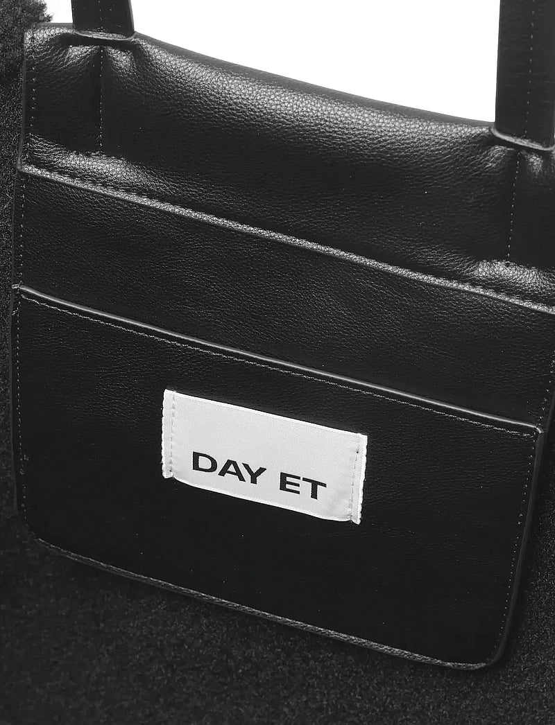 DAY ET - Day Faux Shearling Bag - shoppers - black - 2