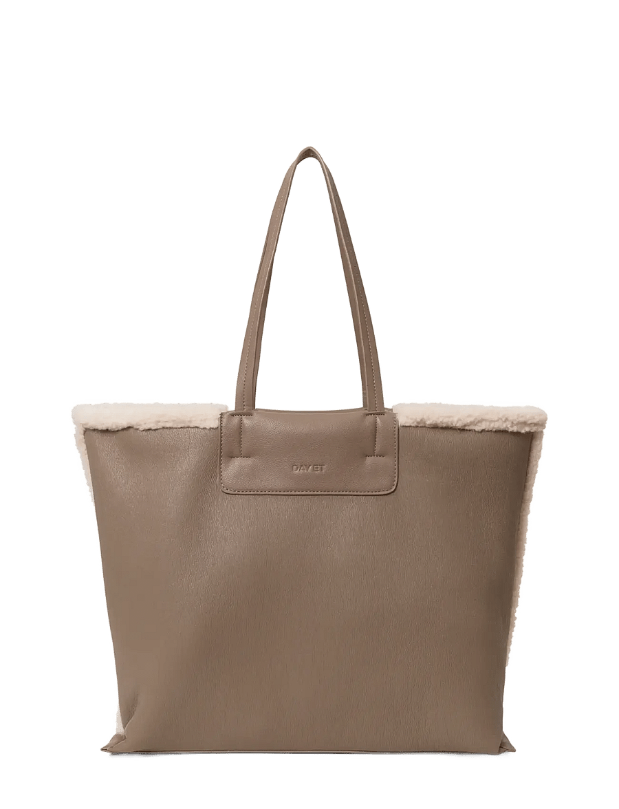 DAY ET - Day Faux Shearling Bag - shopper - brindle - 0