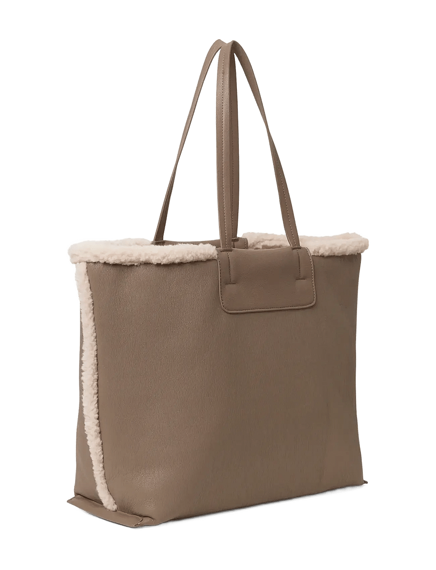 DAY ET - Day Faux Shearling Bag - shopper - brindle - 1