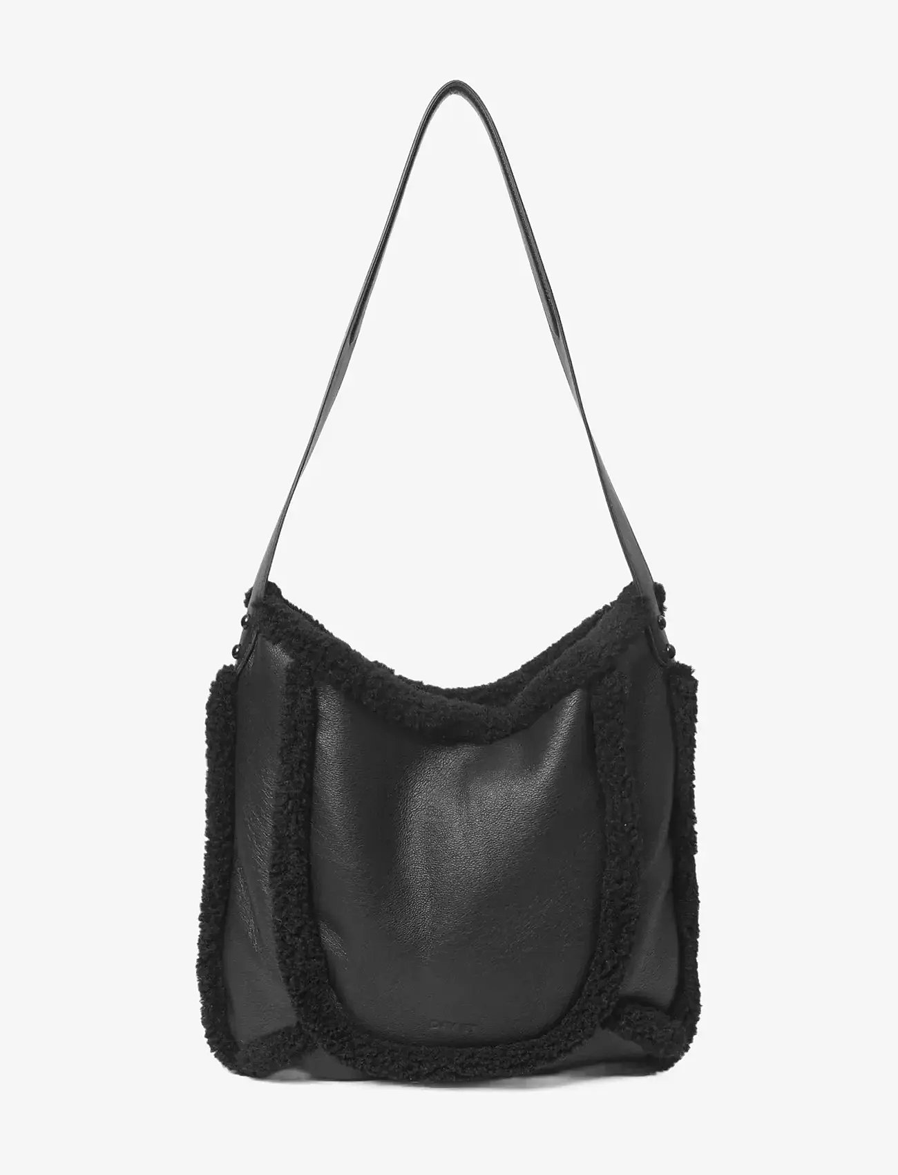 DAY ET - Day Faux Shearling Shoulder - modetrender - black - 0