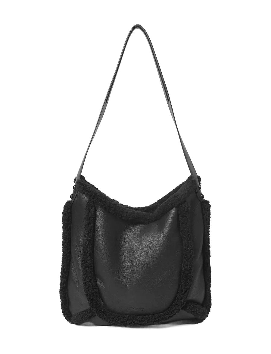 DAY ET - Day Faux Shearling Shoulder - modetrends - black - 0