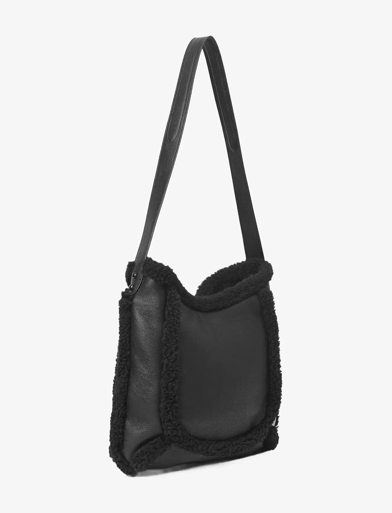 DAY ET - Day Faux Shearling Shoulder - modetrender - black - 1