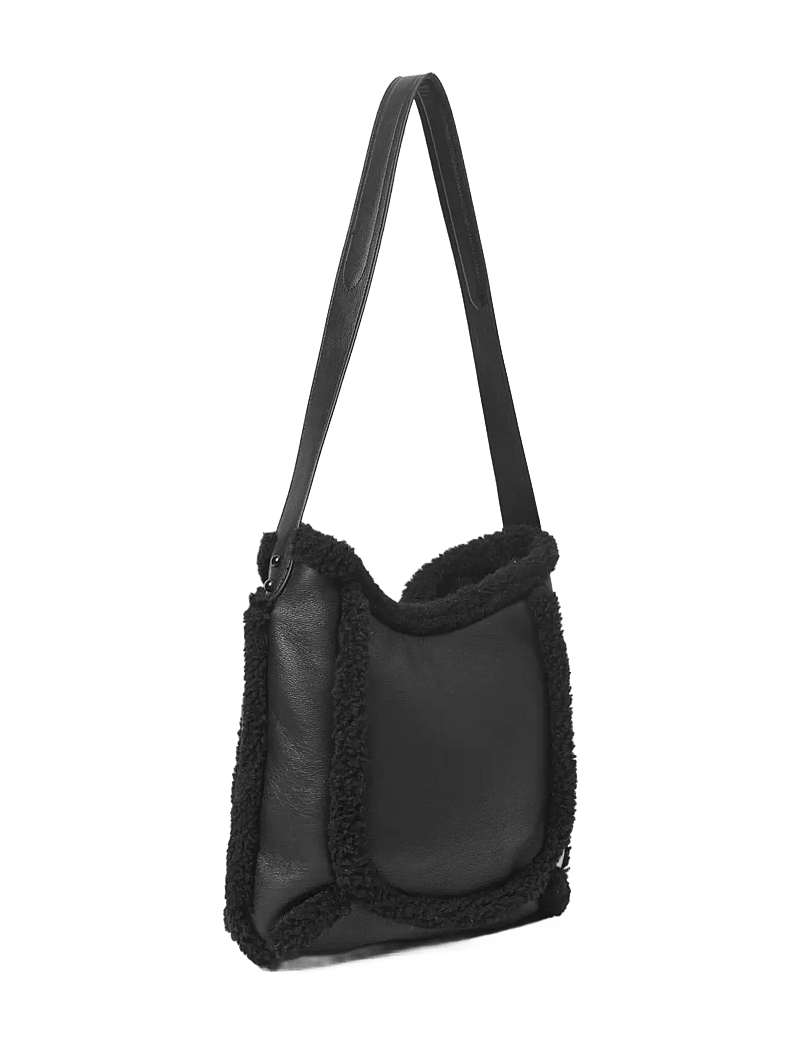 DAY ET - Day Faux Shearling Shoulder - modetrender - black - 1