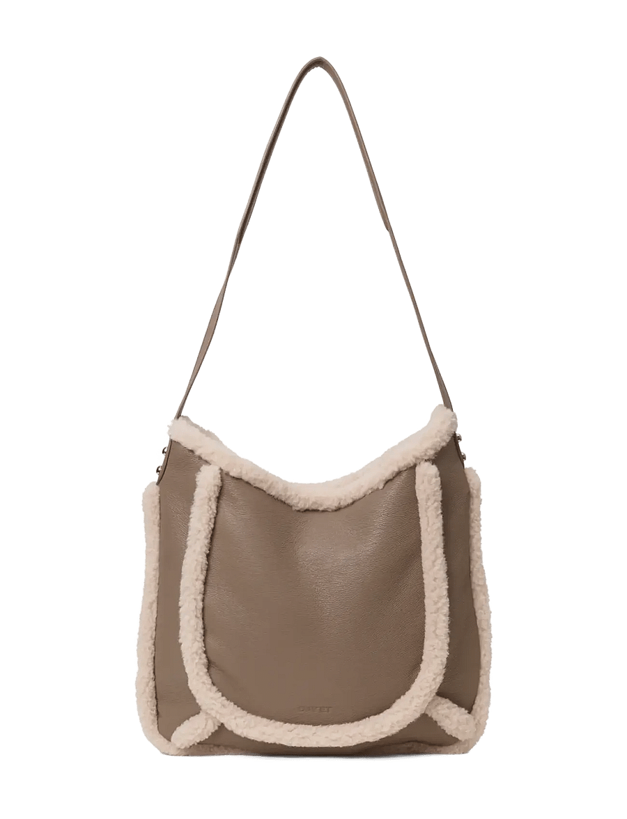 DAY ET - Day Faux Shearling Shoulder - modetrends - brindle - 0