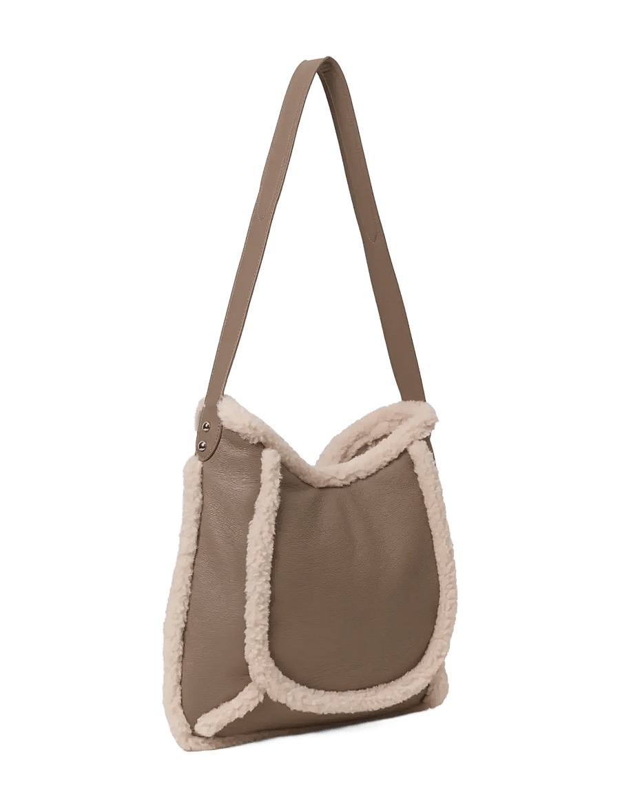 DAY ET - Day Faux Shearling Shoulder - modetrends - brindle - 1